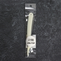 Опасная бритва, шаветт, без лезвия, 24 × 2,5 × 1,3 см, пластиковая, цвет белый/серебристый Опасная бритва, шаветт, без лезвия, 24 × 2,5 × 1,3 см, пластиковая, цвет белый/серебристый