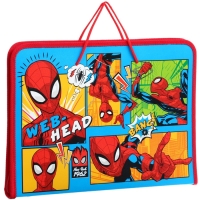 Папка пластиковая с ручками А4, на молнии, Человек-паук Папка пластиковая с ручками А4, на молнии, Человек-паук