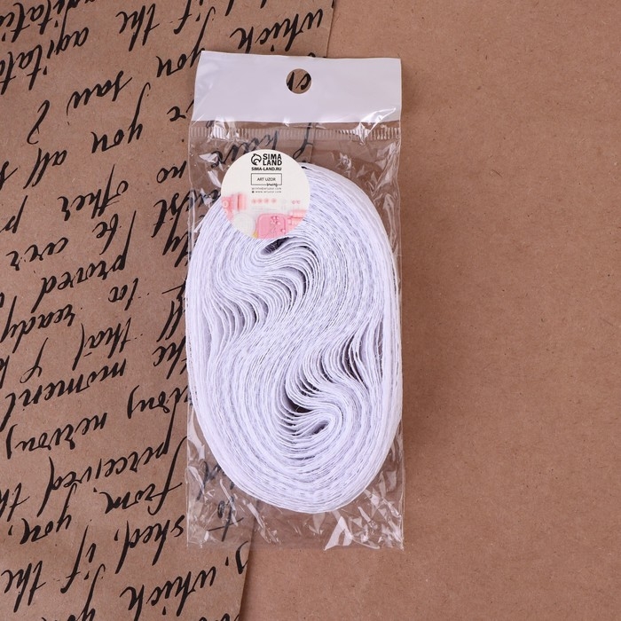 Кружево капроновое, 22 мм × 10 ± 1 м, цвет белый Кружево капроновое, 22 мм × 10 ± 1 м, цвет белый