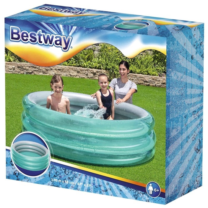 Бассейн надувной &laquo;Металлик&raquo;, 170 х 53 см, от 6 лет, 51042 Bestway