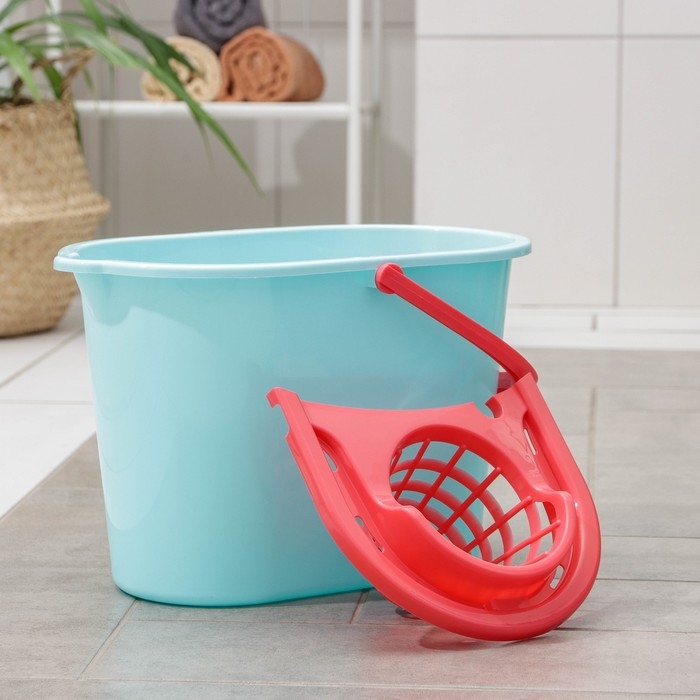 Ведро с отжимом &laquo;Классика&raquo;, 10 л, цвет МИКС