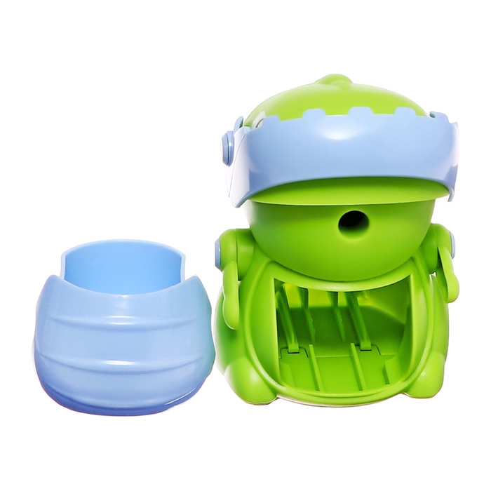 Точилка механическая с контейнером Точилка механическая с контейнером "Дракон" зелёный