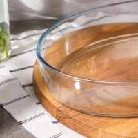 Набор форм для запекания и выпечки из жаропрочного стекла Доляна «Фуэго», 1,5/3 л, 2 шт Набор форм для запекания и выпечки из жаропрочного стекла Доляна «Фуэго», 1,5/3 л, 2 шт