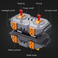 Конструктор радиоуправляемый «Строительный бульдозер», 2826 деталей, масштаб 1:17 Конструктор радиоуправляемый «Строительный бульдозер», 2826 деталей, масштаб 1:17