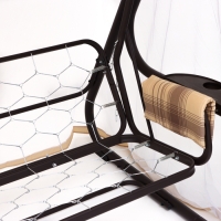 Качели садовые "Ибица", цвет шоколад. 226 х 136 х 165 см, макс нагрузка 350 кг Качели садовые "Ибица", цвет шоколад. 226 х 136 х 165 см, макс нагрузка 350 кг