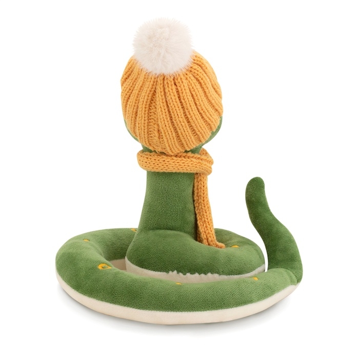 Новый год! Мягкая игрушка &laquo;Змей Сёма&raquo;, в жёлтой шапке, 20 см