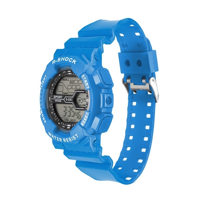 Часы наручные электронные, водонепроницаемые, синие Часы наручные электронные, водонепроницаемые, синие