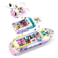 Конструктор Розовая мечта &laquo;Яхта мечты&raquo;, 1108 деталей