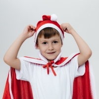 Карнавальный набор &laquo;Новогоднее чудо&raquo;: накидка и колпак