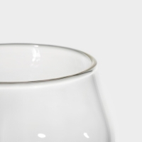 Кружка стеклянная с силиконовой крышкой и трубочкой &laquo;Фрутис&raquo;, 400 мл, цвет МИКС