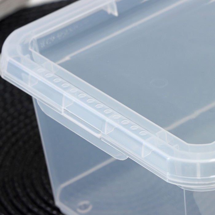 Контейнер для хранения с крышкой Palm, 2 л, 19&times;15.3&times;9.8 см, цвет прозрачный