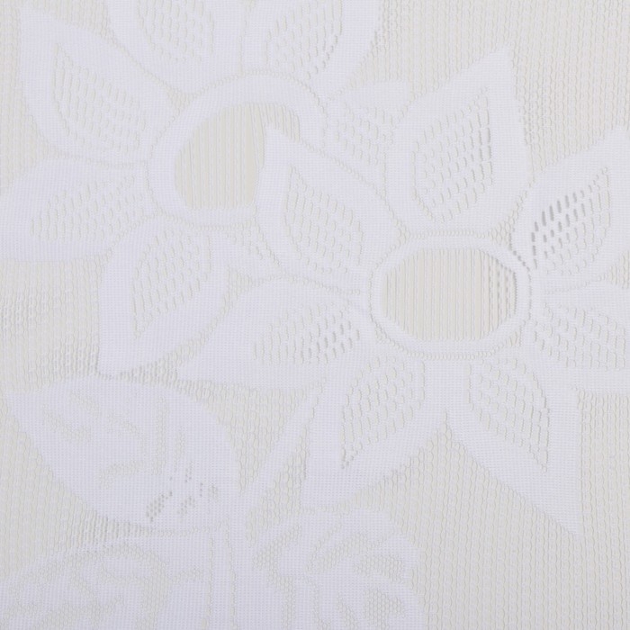 Тюль на кухню на шторной ленте, 210х155 см, 100% полиэстер