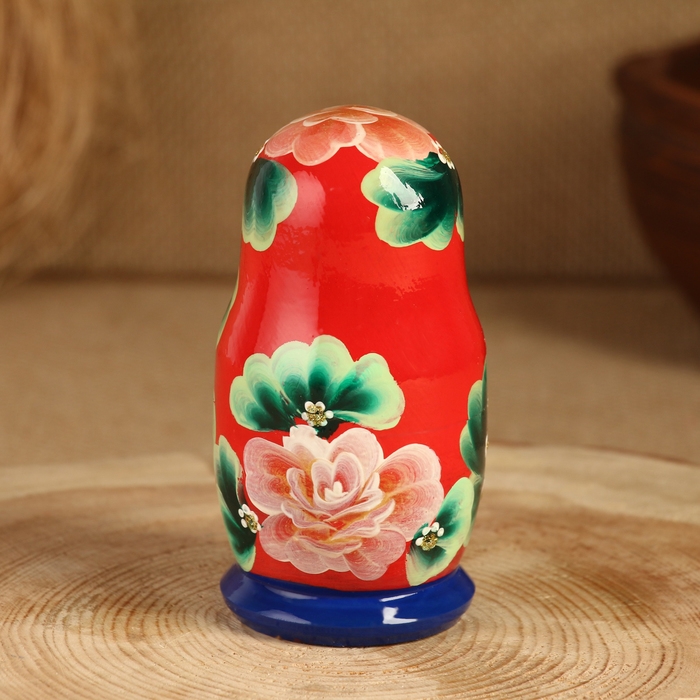 Матрёшка 5-ти кукольная Матрёшка 5-ти кукольная "Кристи Сувенирка", 10-11 см, ручная роспись