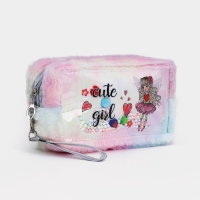 Косметичка на молнии, цвет розовый Косметичка на молнии, цвет розовый
