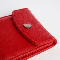 Кошелёк женский на магните, цвет красный Кошелёк женский на магните, цвет красный