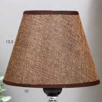 Лампа настольная "Инканто" 1х40Вт Е27 коричневый 18х18х27 см RISALUX