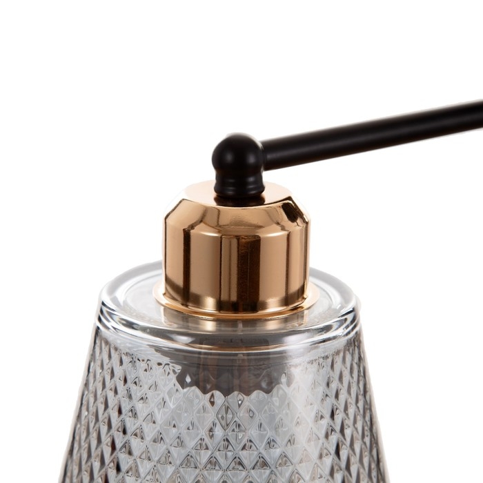 Люстра Люстра "Адель" 4х40Вт Е27 черный/золото 45х45х25см