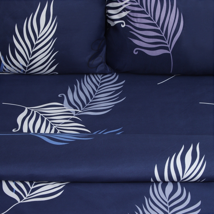 Постельное бельё Экономь и Я евро Постельное бельё Экономь и Я евро "Воздушность" 200*215см,200*215см,50*70см-2 шт, полисатин, 80 г/м²