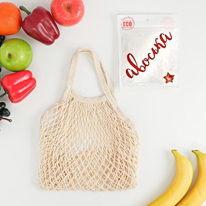 Авоська 37 х 20 см, ручка 12 см, клетка 1.5 см Авоська 37 х 20 см, ручка 12 см, клетка 1.5 см