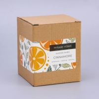 Свеча ароматическая в стекле "CINNAMORE", апельсин, корица и ваниль, 200 г Свеча ароматическая в стекле "CINNAMORE", апельсин, корица и ваниль, 200 г