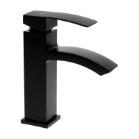 Смеситель для раковины ZEIN Z2738, квадратный, картридж керамика 35 мм, черный Смеситель для раковины ZEIN Z2738, квадратный, картридж керамика 35 мм, черный