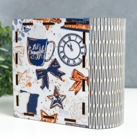 Копилка-книга "На мечту. синий" 14х14 см