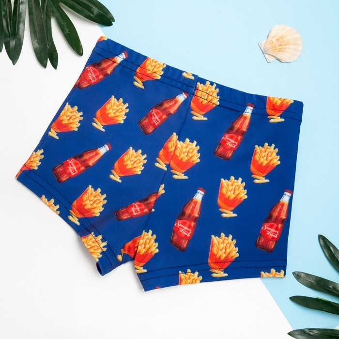 Плавки купальные для мальчика KAFTAN «Фри» рост 98-104 (30), цвет синий Плавки купальные для мальчика KAFTAN «Фри» рост 98-104 (30), цвет синий