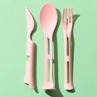 Набор столовых приборов &laquo;Возьми меня с собой&raquo;, вилка, ложка, нож