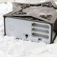 Светодиодная фигура &laquo;Дед Мороз с подарками&raquo; 26 &times; 26 &times; 7 см, пластик, батарейки ААх3 (не в комплекте), свечение тёплое белое