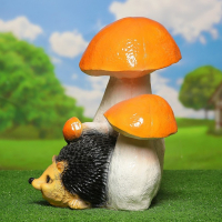 Садовая фигура "Еж под грибом" 36х33х44см Садовая фигура "Еж под грибом" 36х33х44см