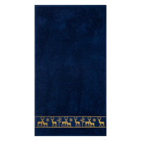 Полотенце махровое &laquo;Новый год: Олени&raquo; 50х90 см, 100% хлопок, 360гр/м2