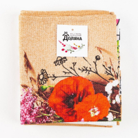 Набор кухонных полотенец Доляна &laquo;Любимая бабушка&raquo;, 35х60см-4шт, 100% хлопок