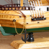 Корабль сувенирный средний «Виксен», борта светлое дерево, паруса микс, 42х49х10 см Корабль сувенирный средний «Виксен», борта светлое дерево, паруса микс, 42х49х10 см