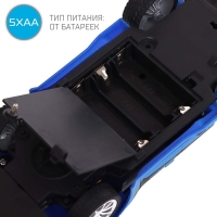 Машина радиоуправляемая SMOKE, эффект дыма, свет, цвет синий