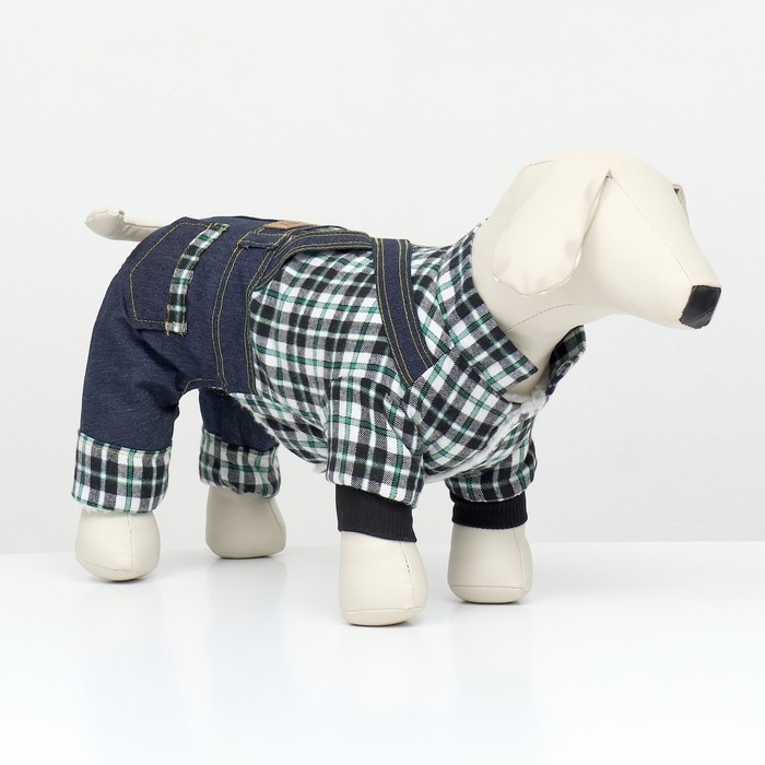 Комбинезон Комбинезон "Men", размер 2XL (ДС 45 см, ОГ 55 см, ОШ 45 см), синий