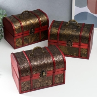 Шкатулка дерево состаренная "Цветы и бамбук" сундучок МИКС 15х22х15,5 см Шкатулка дерево состаренная "Цветы и бамбук" сундучок МИКС 15х22х15,5 см