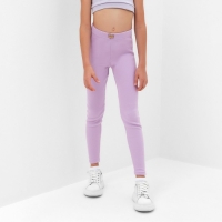 Лосины для девочки MINAKU цвет лиловый, рост 152 см