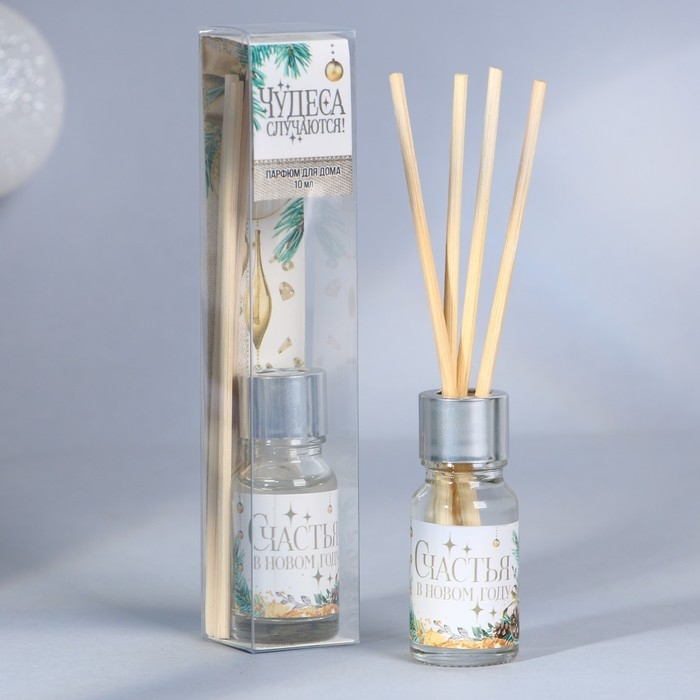 Новый год! Диффузор ароматический палочки «Новогодняя коллекция», 10 мл., МИКС Новый год! Диффузор ароматический палочки «Новогодняя коллекция», 10 мл., МИКС