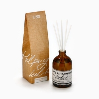 Диффузор ароматический палочки, ароматизатор для дома &laquo;Аромадиффузор: Love and harmony&raquo;,аромат орхидея, 100 мл.