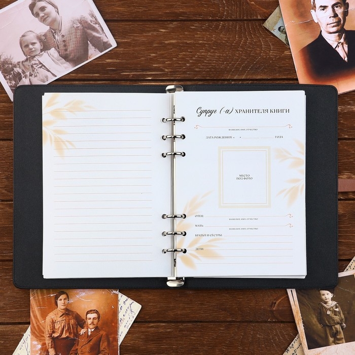 Родословная книга со встроенной флешкой 16 Gb &laquo;Семейная летопись&raquo;, 17,5 х 23 см..