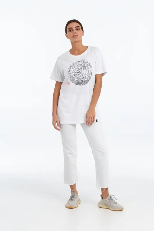 Футболка &laquo;Качели&raquo;, белая, размер S