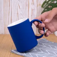 Кружка Promo Soft c покрытием софт-тач, синяя Кружка Promo Soft c покрытием софт-тач, синяя