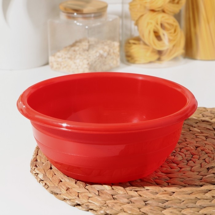 Миска с крышкой, 2,1 л, цвет МИКС Миска с крышкой, 2,1 л, цвет МИКС