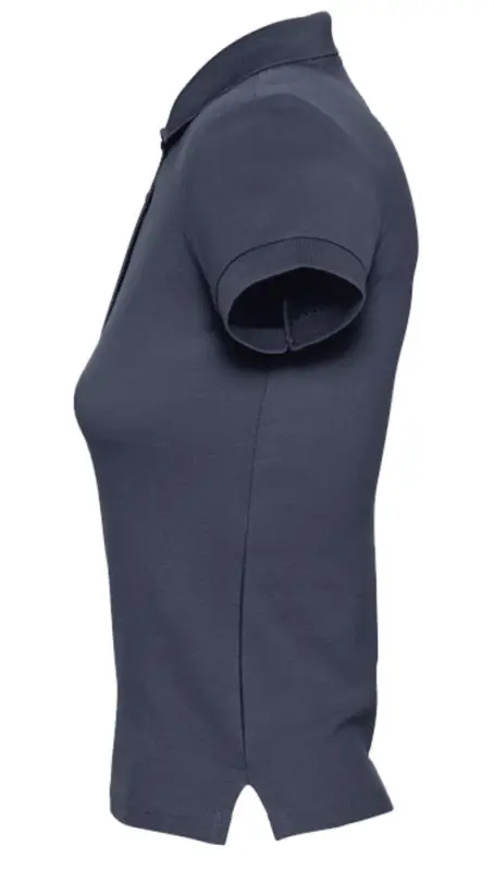 Рубашка поло женская People 210 темно-синяя (navy), размер S