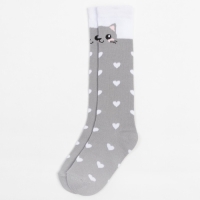 Гольфы детские KAFTAN «Котик», 14-16 см, цвет серый Гольфы детские KAFTAN «Котик», 14-16 см, цвет серый