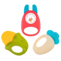 Набор погремушек - прорезывателей &laquo;Растем вместе&raquo;, 8 шт., цвет МИКС, Крошка Я