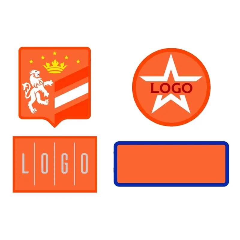 Шеврон из габардина Gabo M, оранжевый