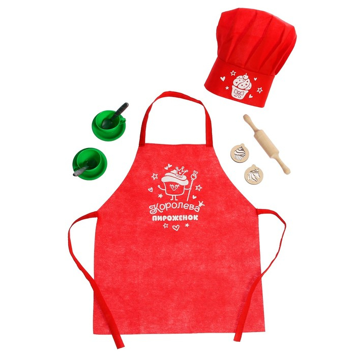 Игровой набор «Кондитер» с фартуком и аксессуарами Игровой набор «Кондитер» с фартуком и аксессуарами