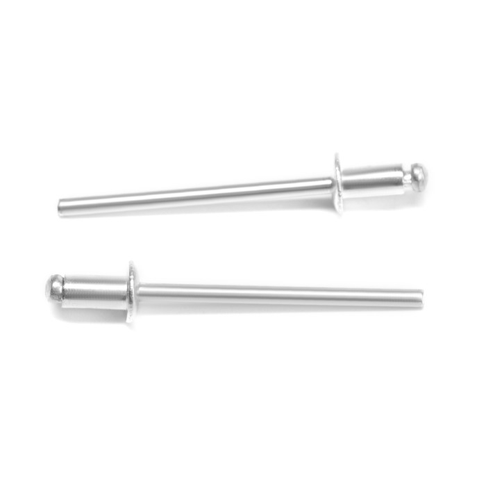 Заклёпки вытяжные ТУНДРА, алюминий-сталь, 50 шт, 3.2 х 6 мм Заклёпки вытяжные ТУНДРА, алюминий-сталь, 50 шт, 3.2 х 6 мм