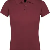 Рубашка поло женская Prime Women 200 бордовая, размер L Рубашка поло женская Prime Women 200 бордовая, размер L
